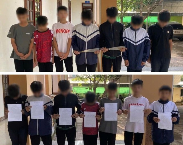 Hai nhóm học sinh lớp 8 mang dao phay hẹn đánh nhau - Ảnh 1.