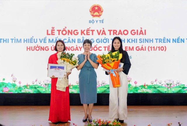 Bộ Y tế trao giải cuộc thi 'Tìm hiểu về mất cân bằng giới tính khi sinh trên nền tảng số': Những câu chuyện chạm tới trái tim từ nấc thang cơ sở - Ảnh 8.
