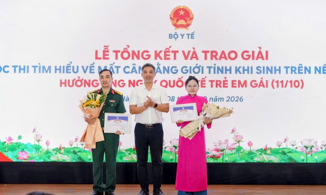 Bộ Y tế trao giải cuộc thi 'Tìm hiểu về mất cân bằng giới tính khi sinh trên nền tảng số': Những câu chuyện chạm tới trái tim từ nấc thang cơ sở - Ảnh 9.