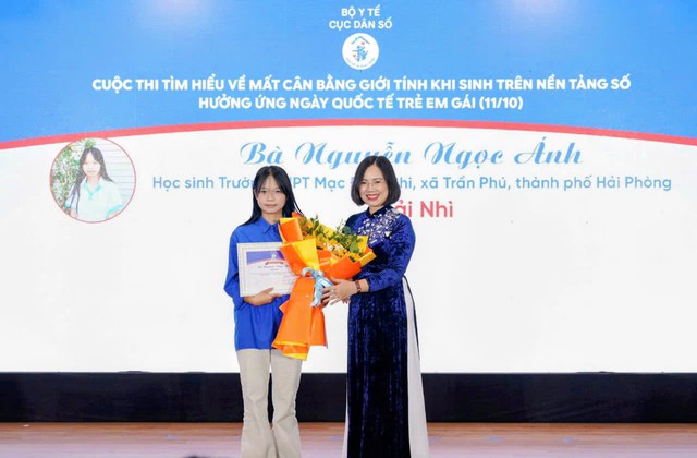 Bộ Y tế trao giải cuộc thi 'Tìm hiểu về mất cân bằng giới tính khi sinh trên nền tảng số': Những câu chuyện chạm tới trái tim từ nấc thang cơ sở - Ảnh 7.