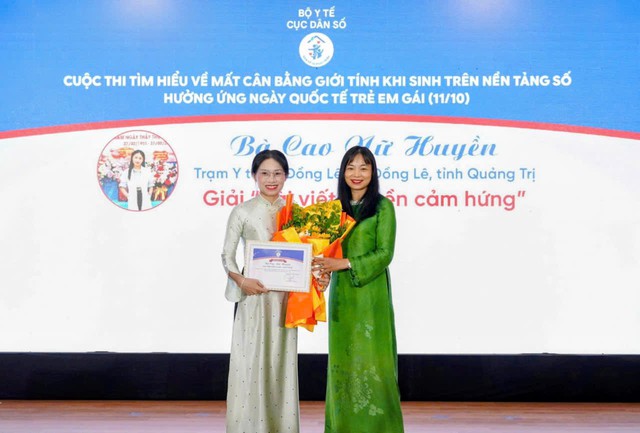 Bộ Y tế trao giải cuộc thi 'Tìm hiểu về mất cân bằng giới tính khi sinh trên nền tảng số': Những câu chuyện chạm tới trái tim từ nấc thang cơ sở - Ảnh 5.