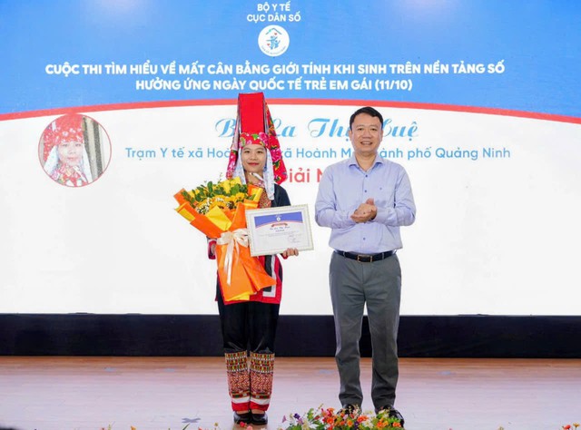 Bộ Y tế trao giải cuộc thi 'Tìm hiểu về mất cân bằng giới tính khi sinh trên nền tảng số': Những câu chuyện chạm tới trái tim từ nấc thang cơ sở - Ảnh 4.