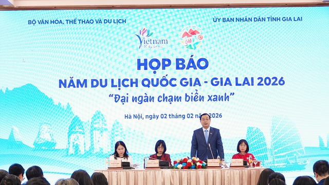 Năm Du lịch quốc gia 2026: Gia Lai khởi đầu hành trình “ Đại ngàn chạm biển xanh ” - Ảnh 1. Năm Du lịch quốc gia 2026: Gia Lai khởi đầu hành trình “ Đại ngàn chạm biển xanh ” - Ảnh 1.