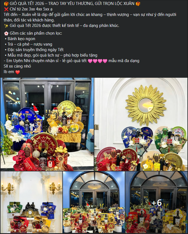 Giỏ qu&agrave; gi&aacute; rẻ l&ecirc;n ng&ocirc;i trong dịp Tết 2026 - Ảnh 4.
