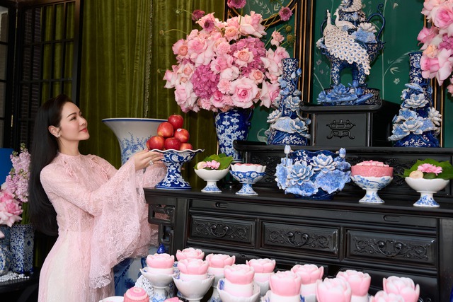 Con g&aacute;i tr&ograve;n một tuổi của Nhật Kim Anh - Ảnh 6.