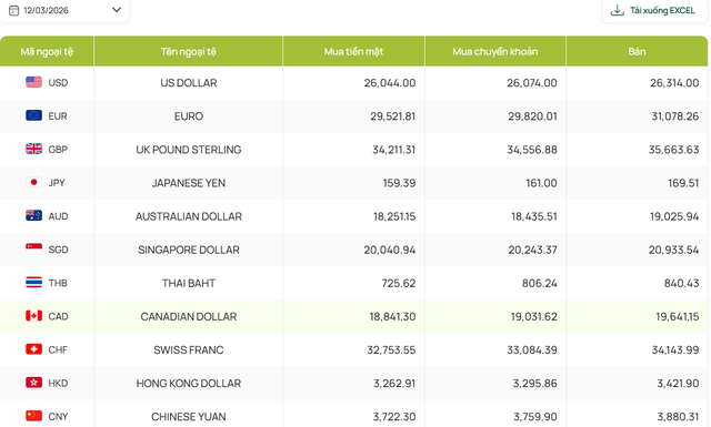 Tỷ gi&aacute; USD/VND h&ocirc;m nay 12/3: USD tại ng&acirc;n h&agrave;ng bật tăng, chợ đen giảm mạnh - Ảnh 2.
