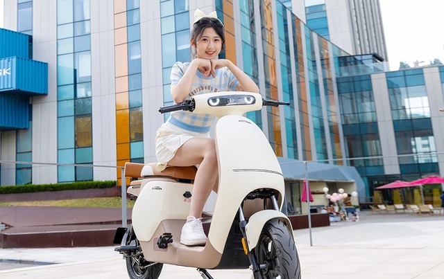 Gi&aacute; Xe m&aacute;y điện Honda U - Qe chỉ 8 , 5 triệu đồng , qu&atilde;ng đường 80 km / lần sạc - Ảnh 2.