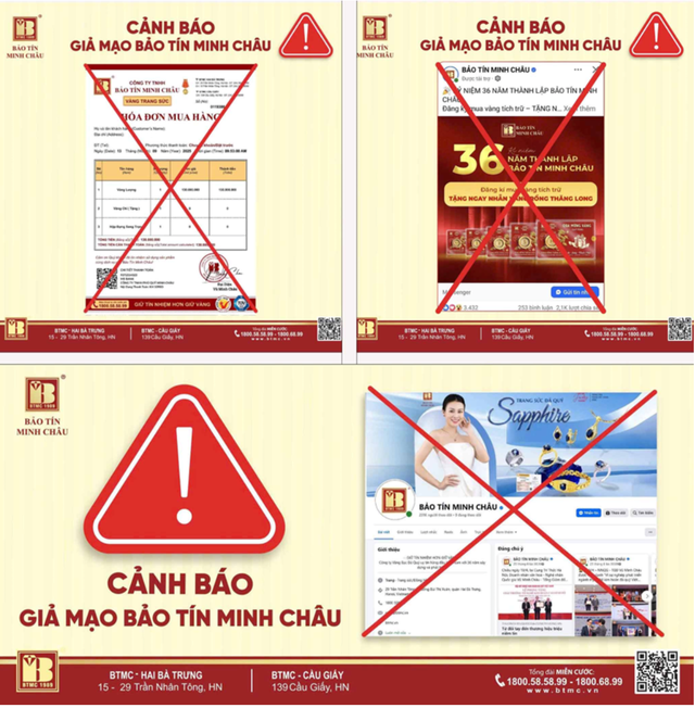 Bảo T&iacute;n Minh Ch&acirc;u cảnh b&aacute;o n&oacute;ng tới kh&aacute;ch h&agrave;ng mua b&aacute;n v&agrave;ng - Ảnh 1.