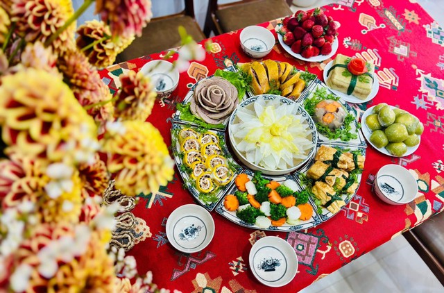 Mâm cúng Rằm tháng Giêng giá vài trăm nghìn đồng, đẹp xuất sắc được chị em thi nhau đặt hàng - Ảnh 3. Mâm cúng Rằm tháng Giêng giá vài trăm nghìn đồng, đẹp xuất sắc được chị em thi nhau đặt hàng - Ảnh 3.