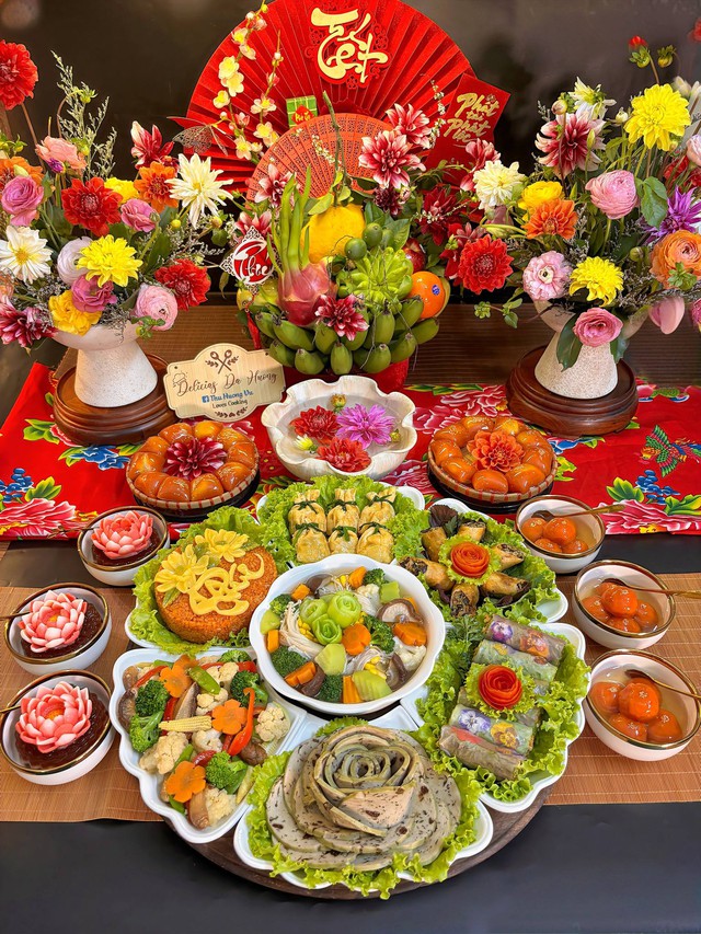 Mâm cúng Rằm tháng Giêng giá vài trăm nghìn đồng, đẹp xuất sắc được chị em thi nhau đặt hàng - Ảnh 4. Mâm cúng Rằm tháng Giêng giá vài trăm nghìn đồng, đẹp xuất sắc được chị em thi nhau đặt hàng - Ảnh 4.