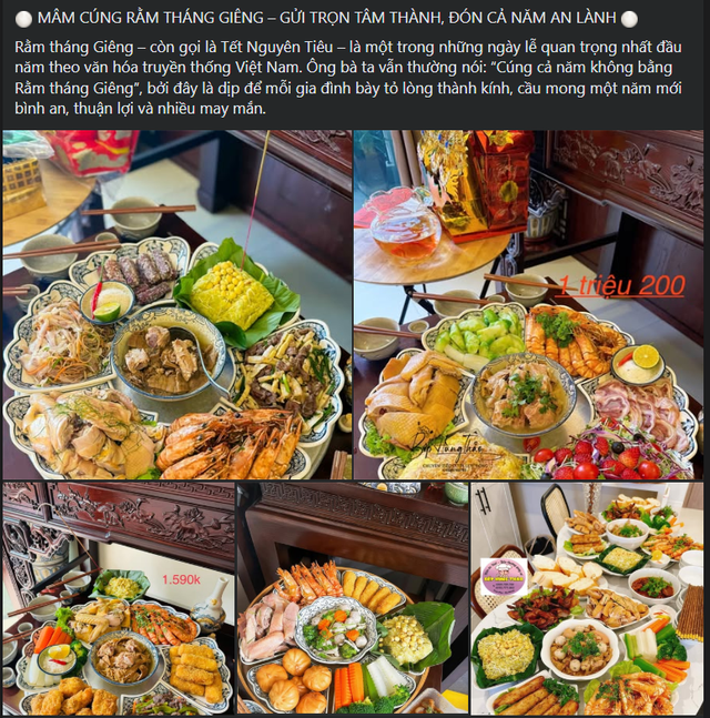 Mâm cúng Rằm tháng Giêng giá vài trăm nghìn đồng, đẹp xuất sắc được chị em thi nhau đặt hàng - Ảnh 2. Mâm cúng Rằm tháng Giêng giá vài trăm nghìn đồng, đẹp xuất sắc được chị em thi nhau đặt hàng - Ảnh 2.