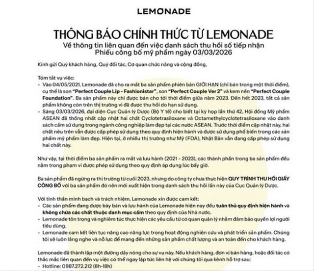 Thu hồi mỹ phẩm chứa chất bị cấm và trách nhiệm bảo vệ người tiêu dùng - Ảnh 4. Thu hồi mỹ phẩm chứa chất bị cấm và trách nhiệm bảo vệ người tiêu dùng - Ảnh 4.