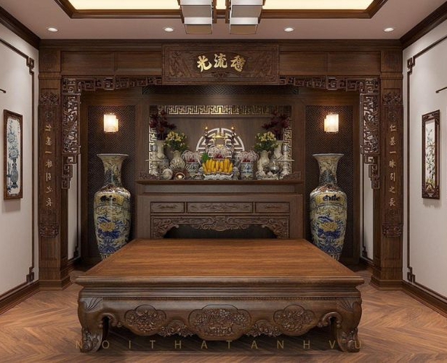 Đ&acirc;y mới l&agrave; c&aacute;ch b&agrave;i tr&iacute; b&agrave;n thờ gia ti&ecirc;n 3 cấp mang lại ph&uacute;c lộc v&agrave; b&igrave;nh an - Ảnh 1.