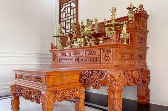 Đ&acirc;y mới l&agrave; c&aacute;ch b&agrave;i tr&iacute; b&agrave;n thờ gia ti&ecirc;n 3 cấp mang lại ph&uacute;c lộc v&agrave; b&igrave;nh an - Ảnh 4.
