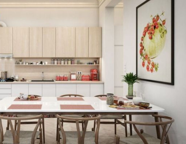 Tranh treo ph&ograve;ng bếp hợp phong thuỷ theo mệnh 2026 - Ảnh 2.