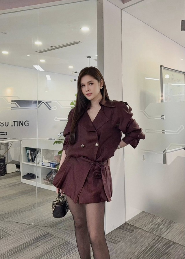 Phong c&aacute;ch thời trang nữ tổng t&agrave;i của diễn vi&ecirc;n Thu HO&agrave;i - Ảnh 7.