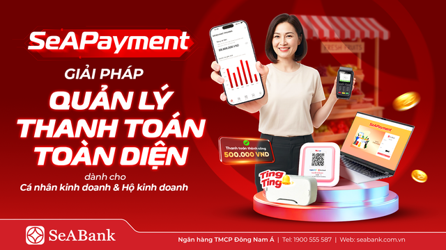 SeABank ra mắt SeAPayment - Nền tảng quản l&yacute; thanh to&aacute;n gi&uacute;p chủ shop kiểm so&aacute;t d&ograve;ng tiền theo thời gian thực - Ảnh 1.