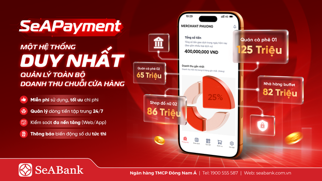 SeABank ra mắt SeAPayment - Nền tảng quản l&yacute; thanh to&aacute;n gi&uacute;p chủ shop kiểm so&aacute;t d&ograve;ng tiền theo thời gian thực - Ảnh 2.