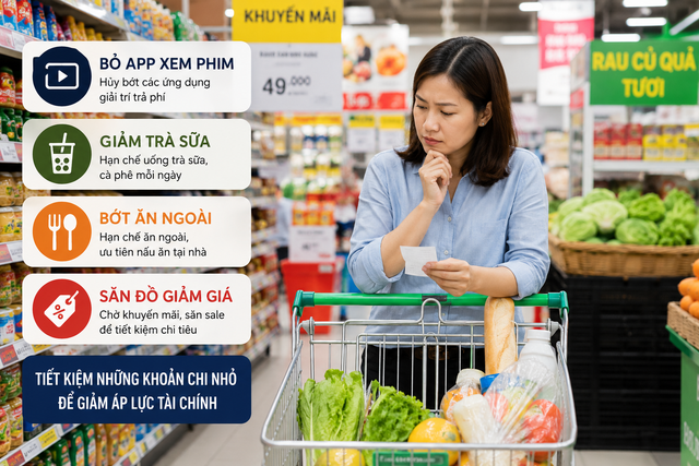 Ăn ngo&agrave;i, tr&agrave; sữa, app xem phim l&agrave; những khoản chi đầu ti&ecirc;n bị cắt giảm khi thắt chặt chi ti&ecirc;u - Ảnh 1.