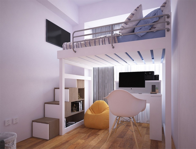 Decor ph&ograve;ng trọ sinh vi&ecirc;n, cải tạo nh&agrave; cũ gi&aacute; rẻ, nội thất th&ocirc;ng minh tiết kiệm diện t&iacute;ch - Ảnh 1.