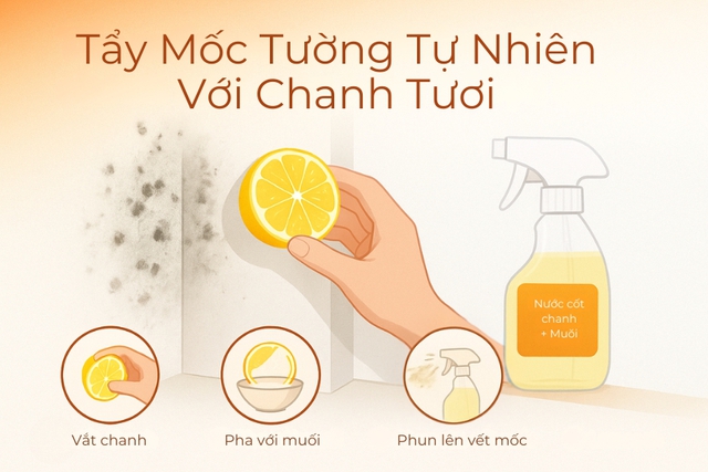 Trần nh&agrave; bị mốc đen l&agrave; 'ổ bệnh', x&oacute;a sổ ngay bằng mẹo cực nh&agrave;n n&agrave;y bằng nguy&ecirc;n liệu rẻ tiền - Ảnh 2.