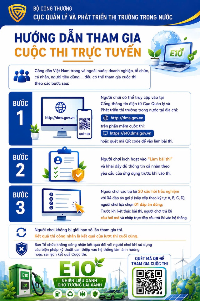 Cuộc thi T&igrave;m hiểu xăng sinh học E10 n&acirc;ng cao nhận thức cộng đồng năm 2026 - Ảnh 3.
