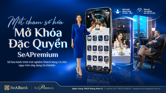 SeABank ra mắt 3 tính năng mới dành cho Khách hàng Ưu tiên trên SeAMobile - Ảnh 1. SeABank ra mắt 3 tính năng mới dành cho Khách hàng Ưu tiên trên SeAMobile - Ảnh 1.