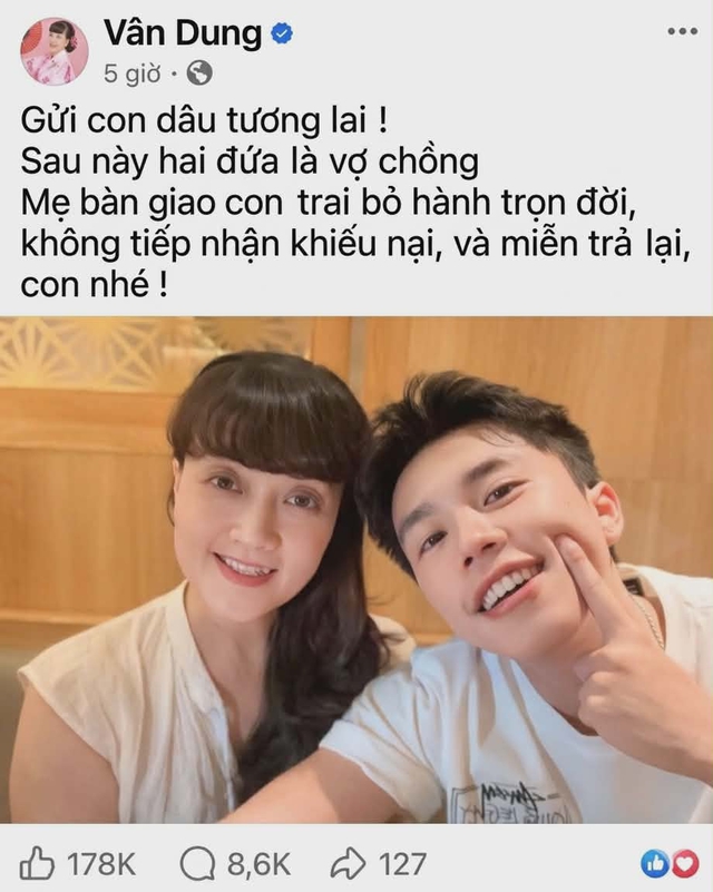M&agrave;n rao b&aacute;n con trai h&agrave;i hước của nghệ sĩ V&acirc;n Dung g&acirc;y b&atilde;o mạng x&atilde; hội - Ảnh 2.