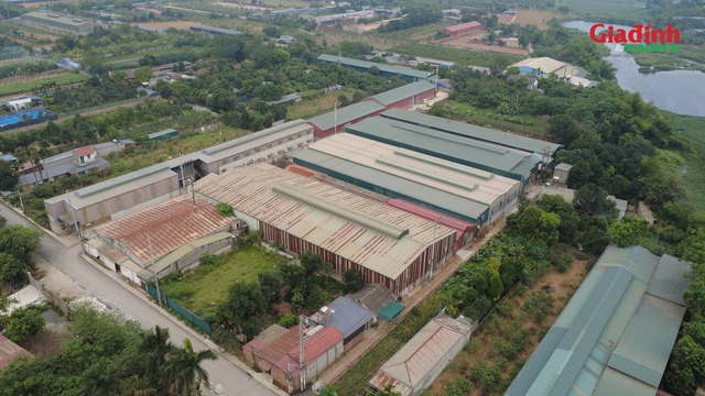 H&agrave;ng loạt nh&agrave; xưởng tự ph&aacute;t tr&ecirc;n đất n&ocirc;ng nghiệp Quốc Oai g&acirc;y lo ngại &ocirc; nhiễm - Ảnh 3.