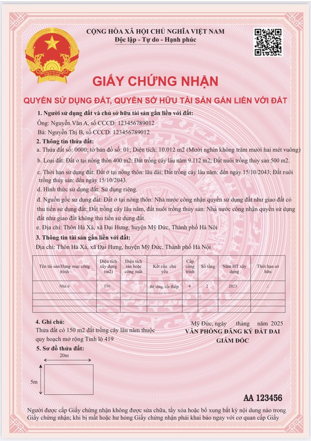 T&ecirc;n gọi ch&iacute;nh x&aacute;c nhất của sổ đỏ năm 2026, thủ tục cấp sổ đỏ mới c&oacute; g&igrave; kh&aacute;c biệt? - Ảnh 1.