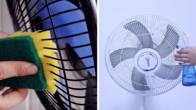 Mẹo l&agrave;m sạch quạt trong 5 ph&uacute;t kh&ocirc;ng cần th&aacute;o khung, bụi bẩn tự bong ra sạch b&aacute;ch - Ảnh 3.