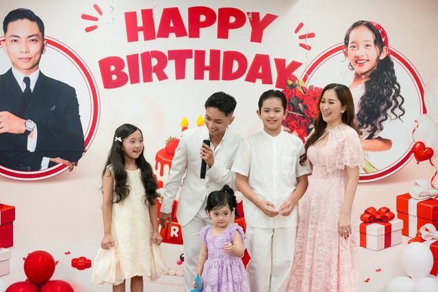 Tiệc sinh nhật ấm cùng của Phan Hiển và con gái nhỏ - Ảnh 6.