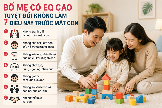 7 điều bố mẹ EQ cao tuyệt đối kh&ocirc;ng l&agrave;m trước mặt trẻ - Ảnh 1.