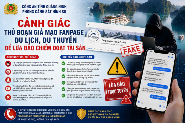 Cảnh giác thủ đoạn lừa đảo fanpage du lịch giả mạo năm 2026 - Ảnh 1. Cảnh giác thủ đoạn lừa đảo fanpage du lịch giả mạo năm 2026 - Ảnh 1.