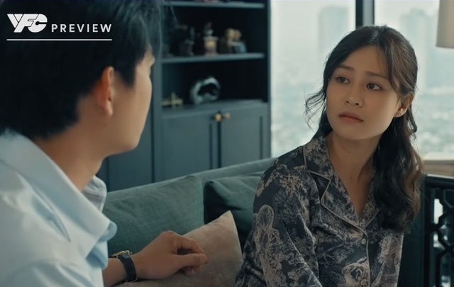 'Dưới ô cửa sáng đèn' tập 15: Diệu phản ứng tiêu cực khi biết chồng ngoại tình - Ảnh 1.