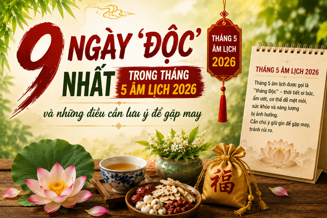 Vì sao tháng 5 âm lịch được gọi là 'tháng Độc'? 9 ngày cần chú ý nhất trong tháng - Ảnh 1.