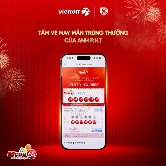 Mua v&eacute; số để &lsquo;xả xui&rsquo; một nh&acirc;n vi&ecirc;n văn ph&ograve;ng bất ngờ nhận tin tr&uacute;ng Vietlott hơn 23 tỷ đồng - Ảnh 4.