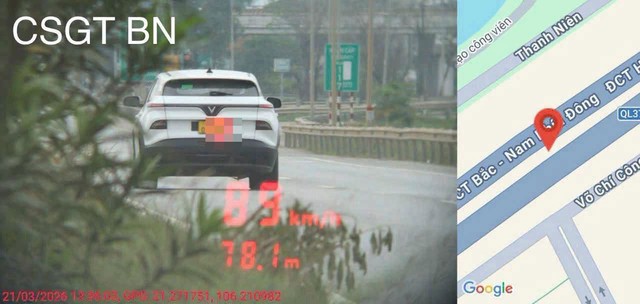 Bắc Ninh xử phạt tài xế gắn biển số giả né camera phạt nguội 26 triệu đồng - Ảnh 1. Bắc Ninh xử phạt tài xế gắn biển số giả né camera phạt nguội 26 triệu đồng - Ảnh 1.