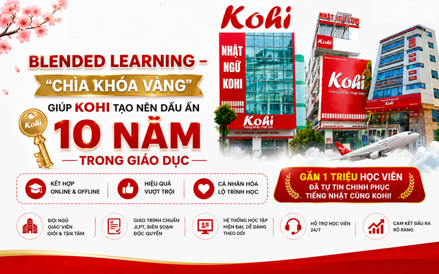Blended Learning – 'chìa khóa vàng' giúp KOHI tạo nên dấu ấn 10 năm trong giáo dục - Ảnh 1.
