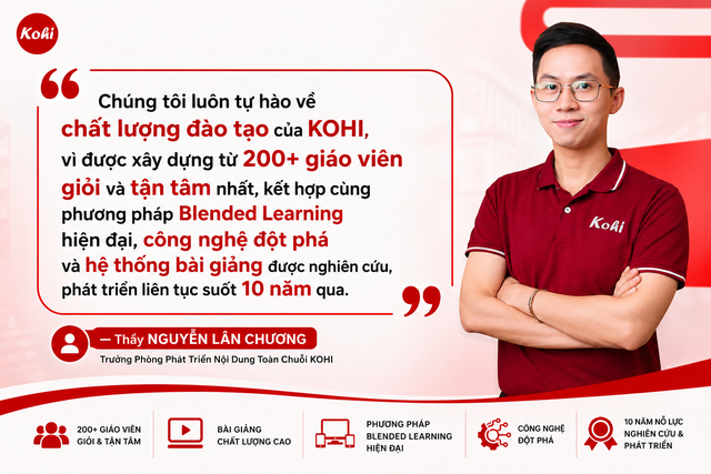 Blended Learning – 'chìa khóa vàng' giúp KOHI tạo nên dấu ấn 10 năm trong giáo dục - Ảnh 2.