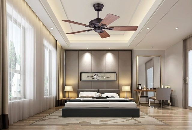 Vị tr&iacute; lắp quạt trần trong ph&ograve;ng ngủ chuẩn phong thủy v&agrave; điều đại kỵ - Ảnh 1.