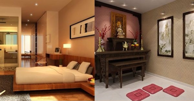 C&oacute; n&ecirc;n đặt ph&ograve;ng ngủ cạnh ph&ograve;ng thờ? C&aacute;ch h&oacute;a giải tr&aacute;nh hao tổn sức khỏe - Ảnh 2.