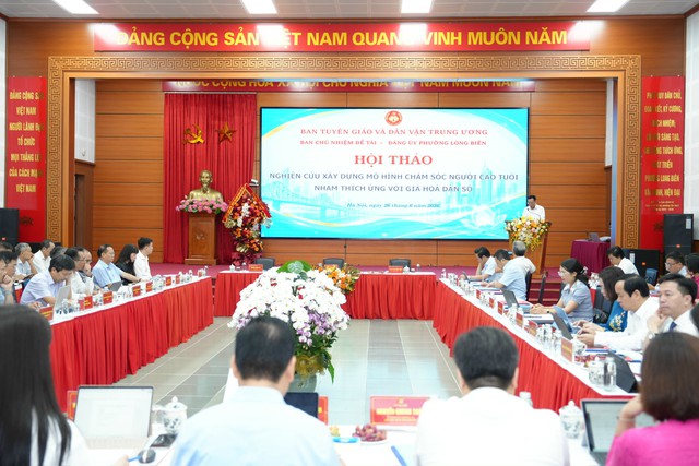 H&agrave; Nội tổ chức hội thảo x&acirc;y dựng m&ocirc; h&igrave;nh c&ocirc;ng lập chăm s&oacute;c người cao tuổi - Ảnh 1.
