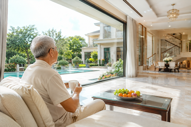 Bỏ cả đời kiếm tiền x&acirc;y biệt thự, cuối c&ugrave;ng t&ocirc;i chỉ ước một m&acirc;m cơm c&oacute; đủ c&aacute;c con - Ảnh 1.