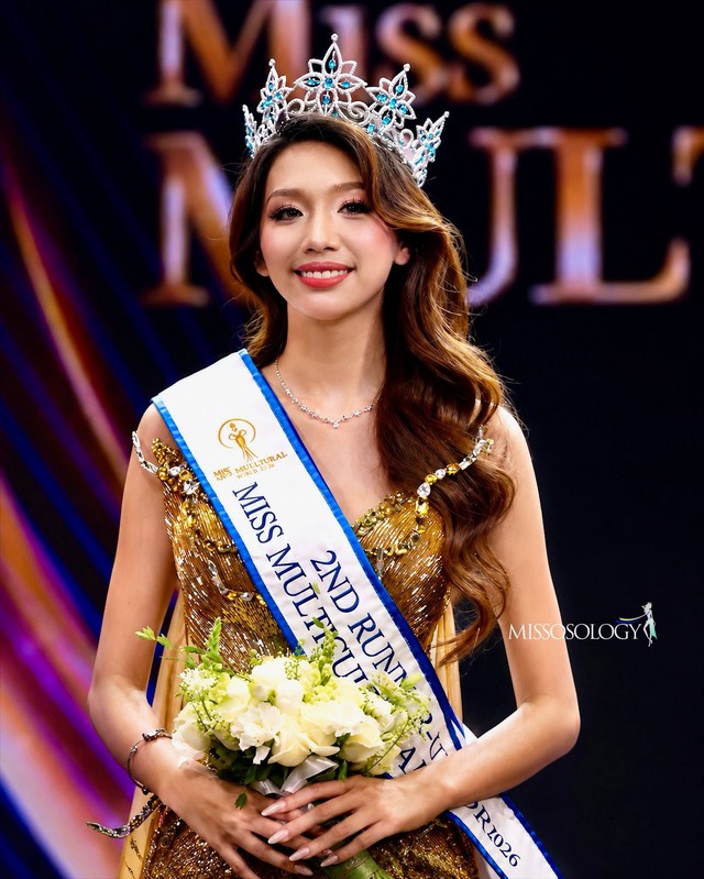 Th&acirc;n thế mỹ nh&acirc;n 23 tuổi người Myanmar vừa đăng quang Miss Multicultural World 2026 - Ảnh 4.