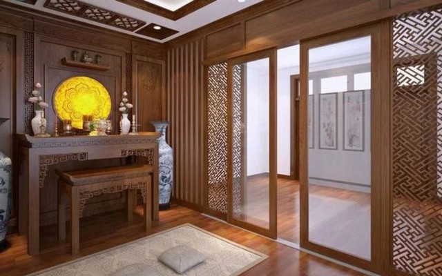 Vị tr&iacute; v&agrave; hướng cửa ph&ograve;ng thờ chuẩn phong thủy mang lại b&igrave;nh an - Ảnh 1.