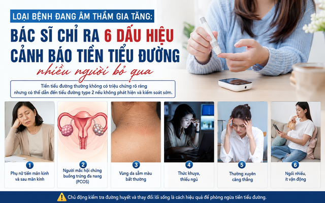 B&aacute;c sĩ cảnh b&aacute;o: 6 dấu hiệu tiền tiểu đường xuất hiện mỗi ng&agrave;y nhưng rất nhiều người bỏ qua - Ảnh 1.