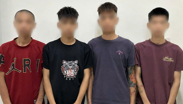 Bắt 4 thiếu niên bỏ học, đeo mặt nạ, dùng dao đe dọa cướp xe máy ở Bắc Ninh - Ảnh 1.