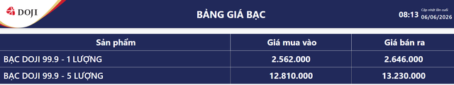 Giá bạc hôm nay 7/6: Bạc Phú Quý, Doji, Ancarat, Sacombank-SBJ thấp kỷ lục - Ảnh 4.