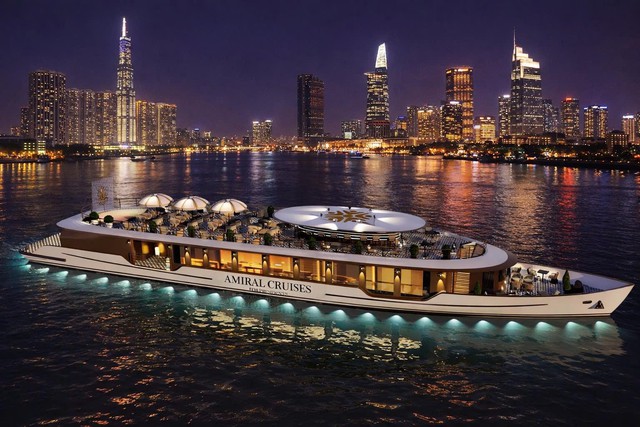 LuxGroup ra mắt du thuyền Amiral Cruises for Presidents tr&ecirc;n s&ocirc;ng S&agrave;i G&ograve;n - Ảnh 1.